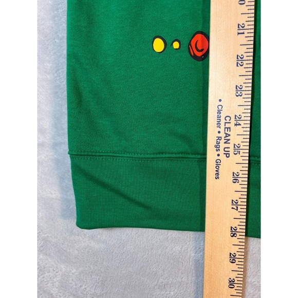 Dr Seuss The Grinch Light Up Twinkling LED Christmas Green Sweatshirt Mens M - Picture 12 of 13